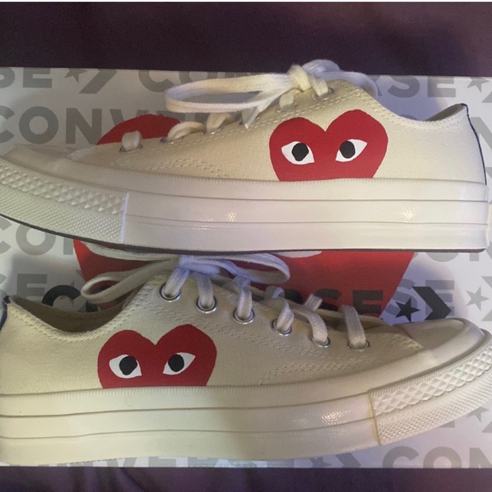 Comme des Garçons PLAY and Converse